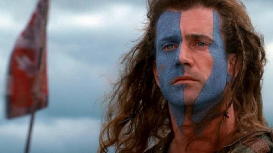 Mel Gibson jako Statečné srdce